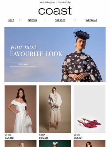 Email Inspiration from Coast Thumbnail Preview
