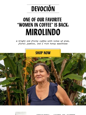 Email Inspiration from Devoción Coffee Thumbnail Preview