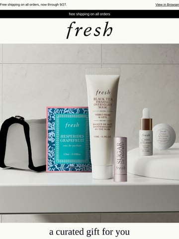 Email Inspiration from fresh Thumbnail Preview