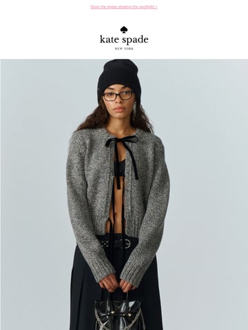 Email Inspiration from kate spade Thumbnail Preview