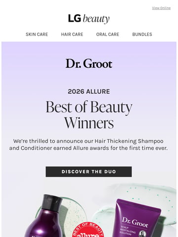 Email Inspiration from LG beauty Thumbnail Preview