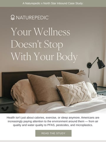 Email Inspiration from Naturepedic Thumbnail Preview