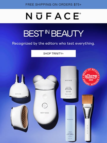 Email Inspiration from NUFACE Thumbnail Preview