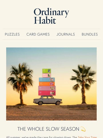 Email Inspiration from Ordinary Habit Thumbnail Preview