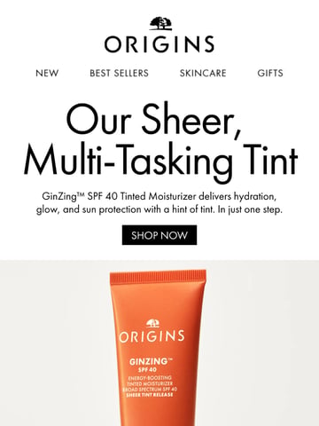 Email Inspiration from Origins Thumbnail Preview