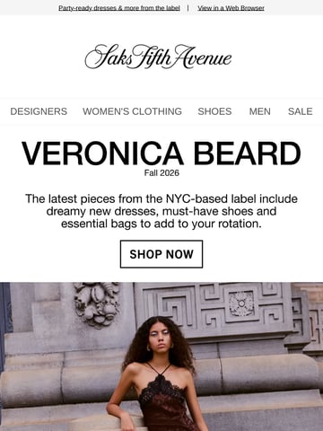 Email Inspiration from Saks Fifth Avenue Thumbnail Preview
