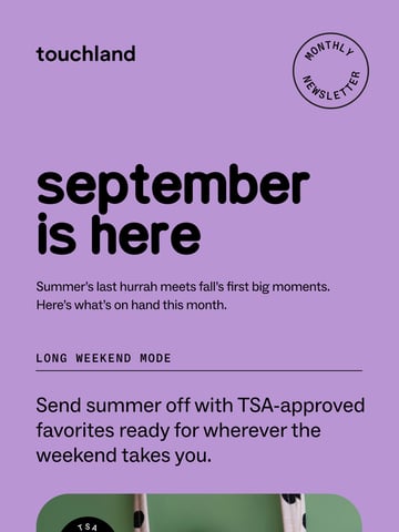 Email Inspiration from Touchland Thumbnail Preview