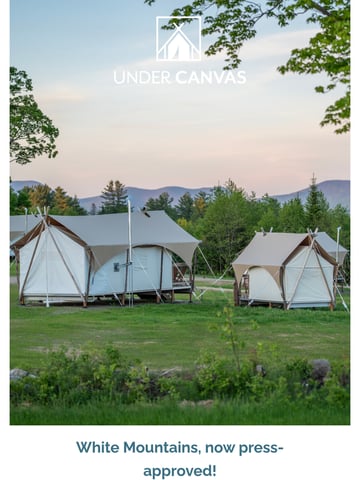 Email Inspiration from Under Canvas Thumbnail Preview