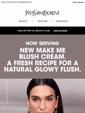 Email Inspiration from YSL Beauty Thumbnail Preview