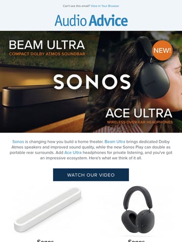 Email Inspiration from Audio Advice Thumbnail Preview