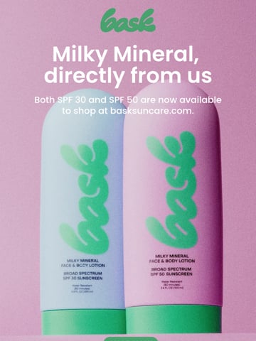Email Inspiration from Bask Suncare Thumbnail Preview