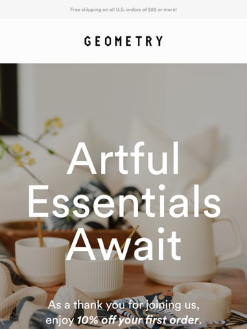 Email Inspiration from GEOMETRY Thumbnail Preview