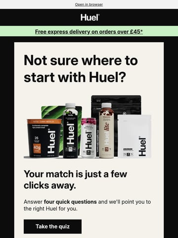 Email Inspiration from Huel Thumbnail Preview