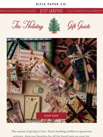 Email Inspiration from Rifle Paper Co. Thumbnail Preview