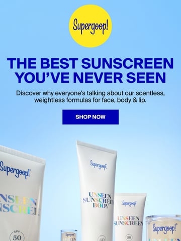 Email Inspiration from Supergoop! Thumbnail Preview