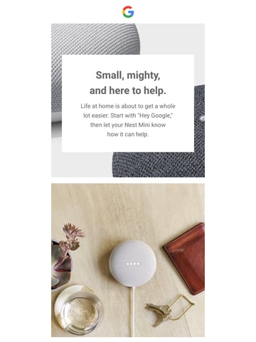 Google Nest Email Design Thumbnail Preview