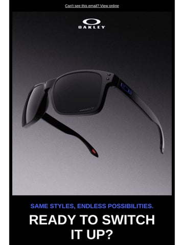 Oakley Email Design Thumbnail Preview