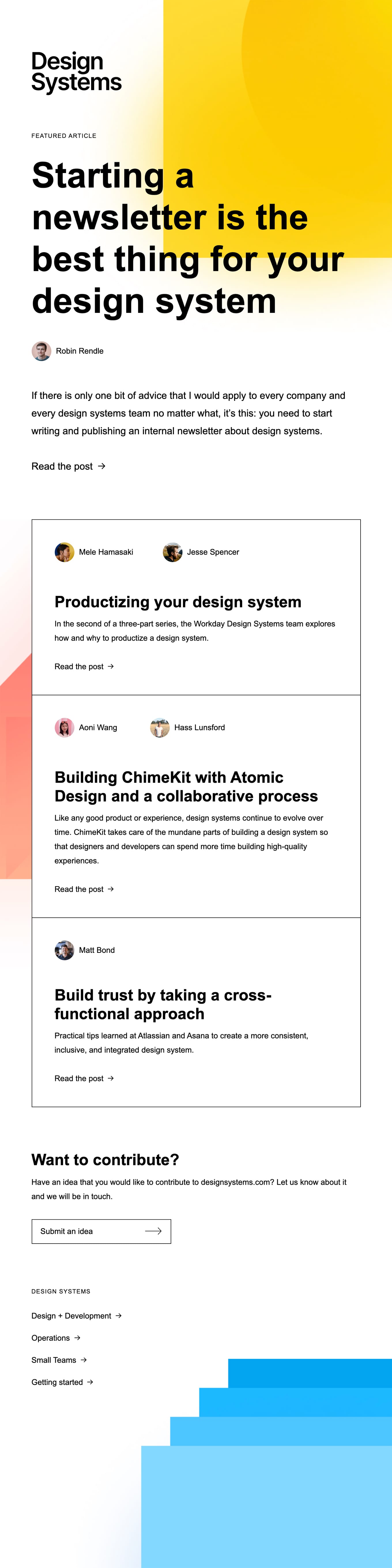 Building design systems that are powerful Email Screenshot