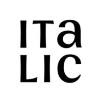 Italic logo