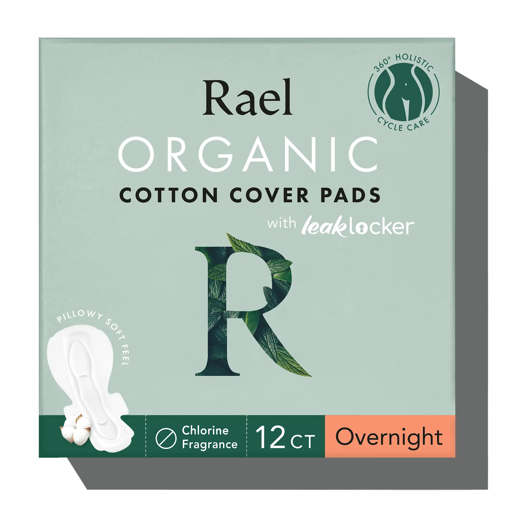 Image of Organic Cotton Cover Overnight Pads