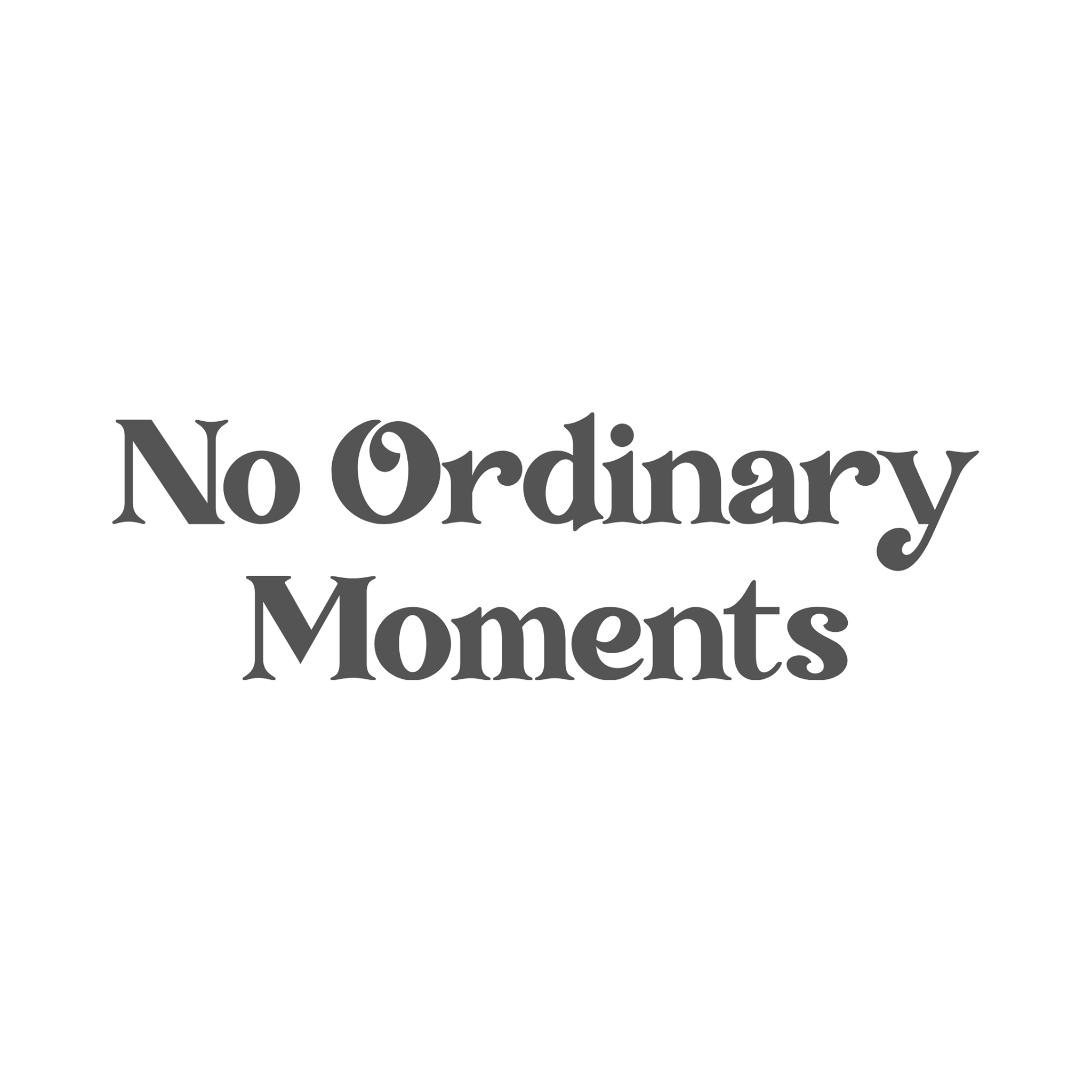 No Ordinary Moments logo
